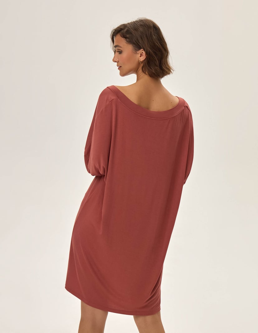 Nightgown Jannet maroon 3