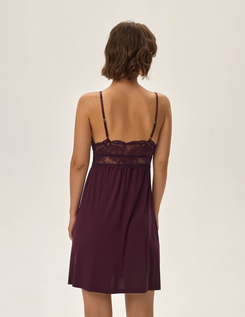 Nightgown Joslyn maroon 3