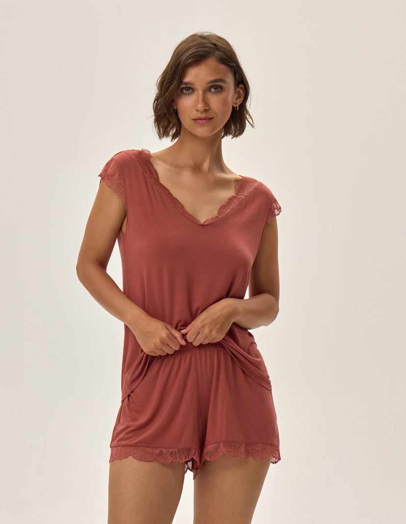 Pyjamas Joslyn maroon 1