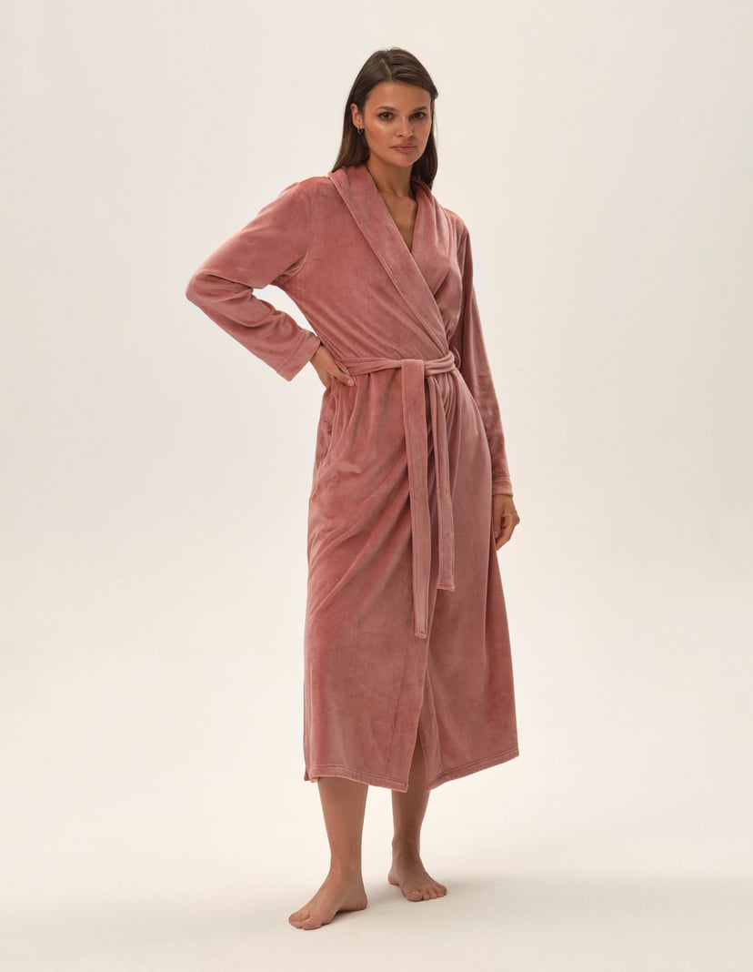 Robe Joice maroon 1