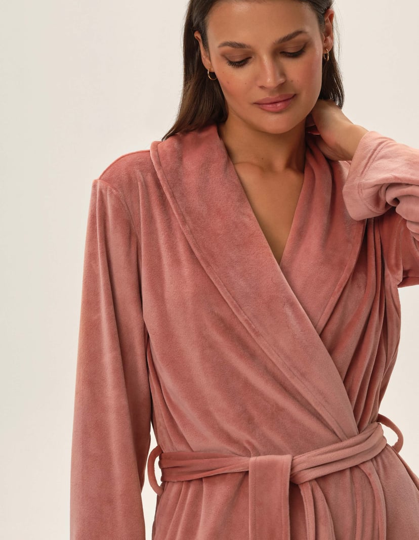 Robe Joice maroon 3