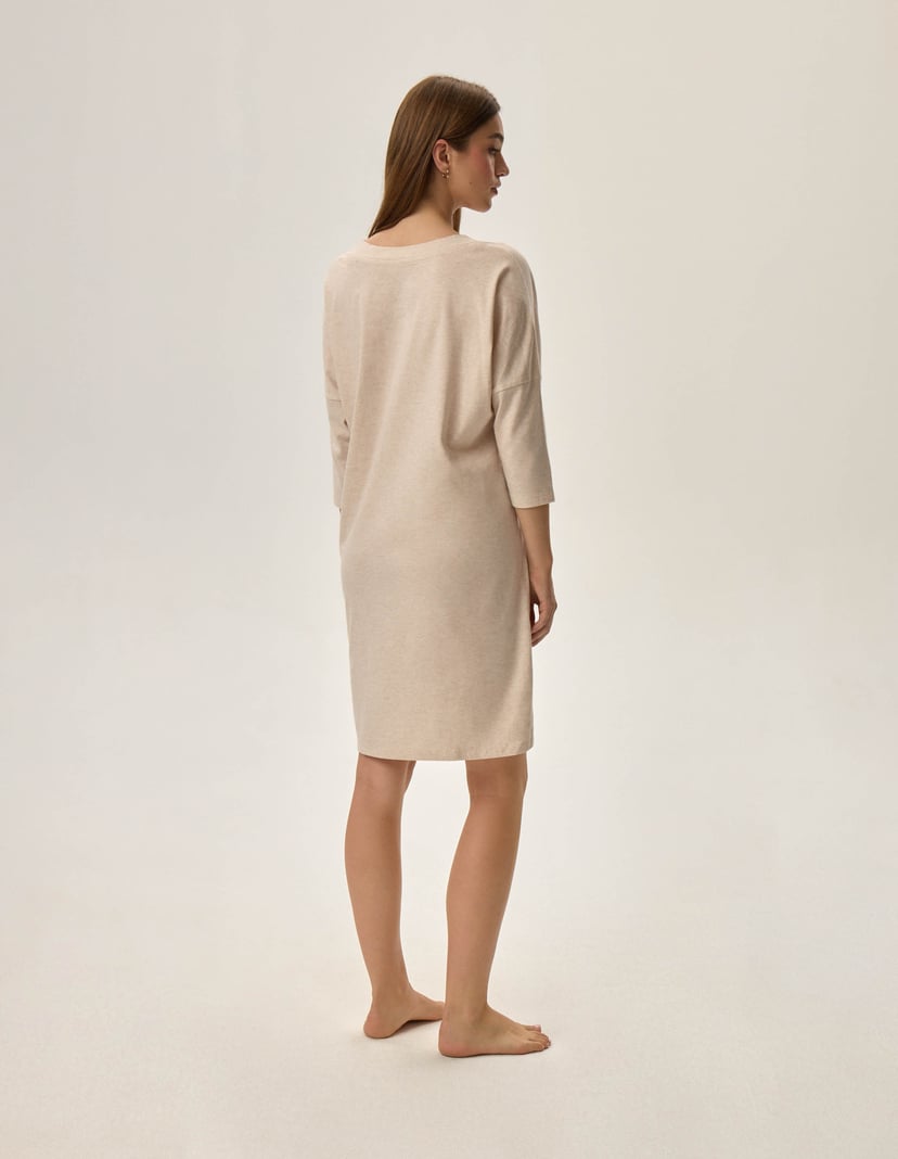 Dzianinowa sukienka Faida Beige 5