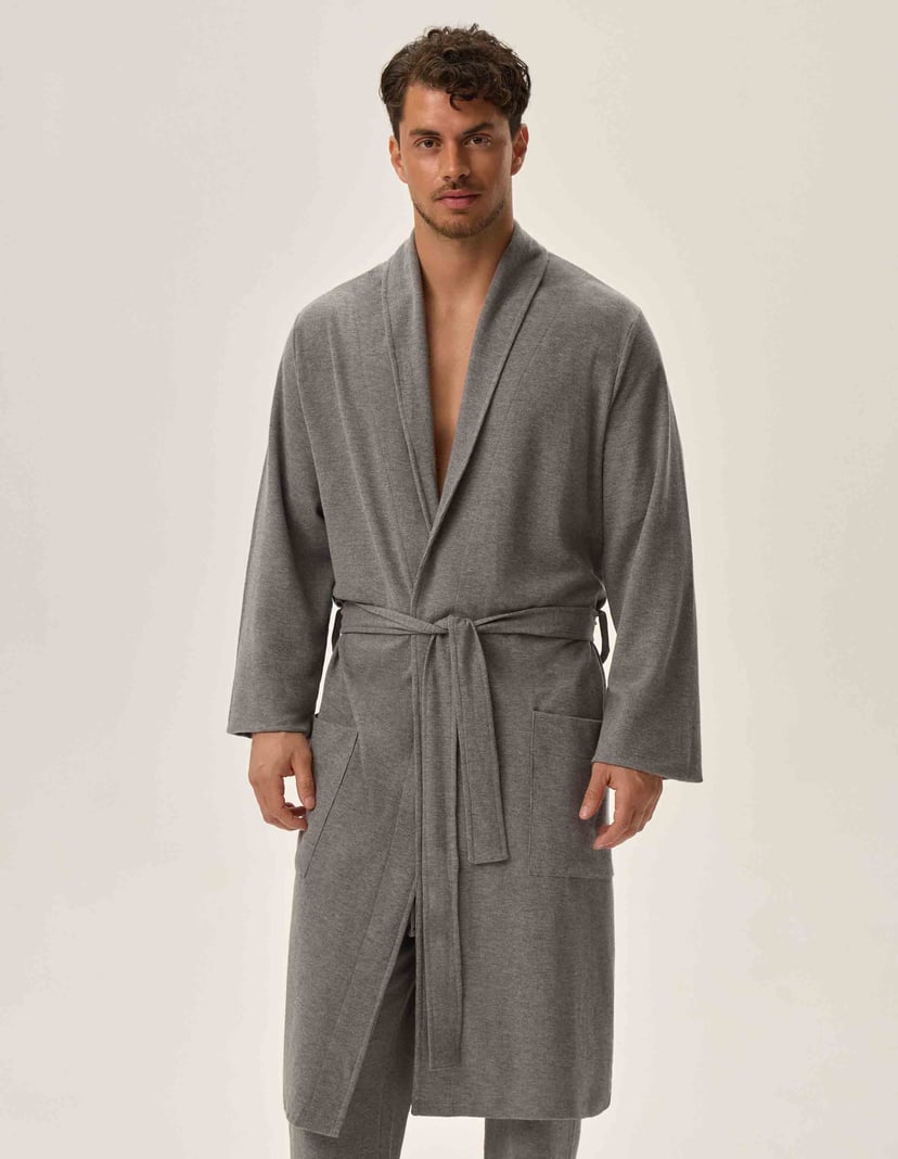 Bathrobe Home Grey 4