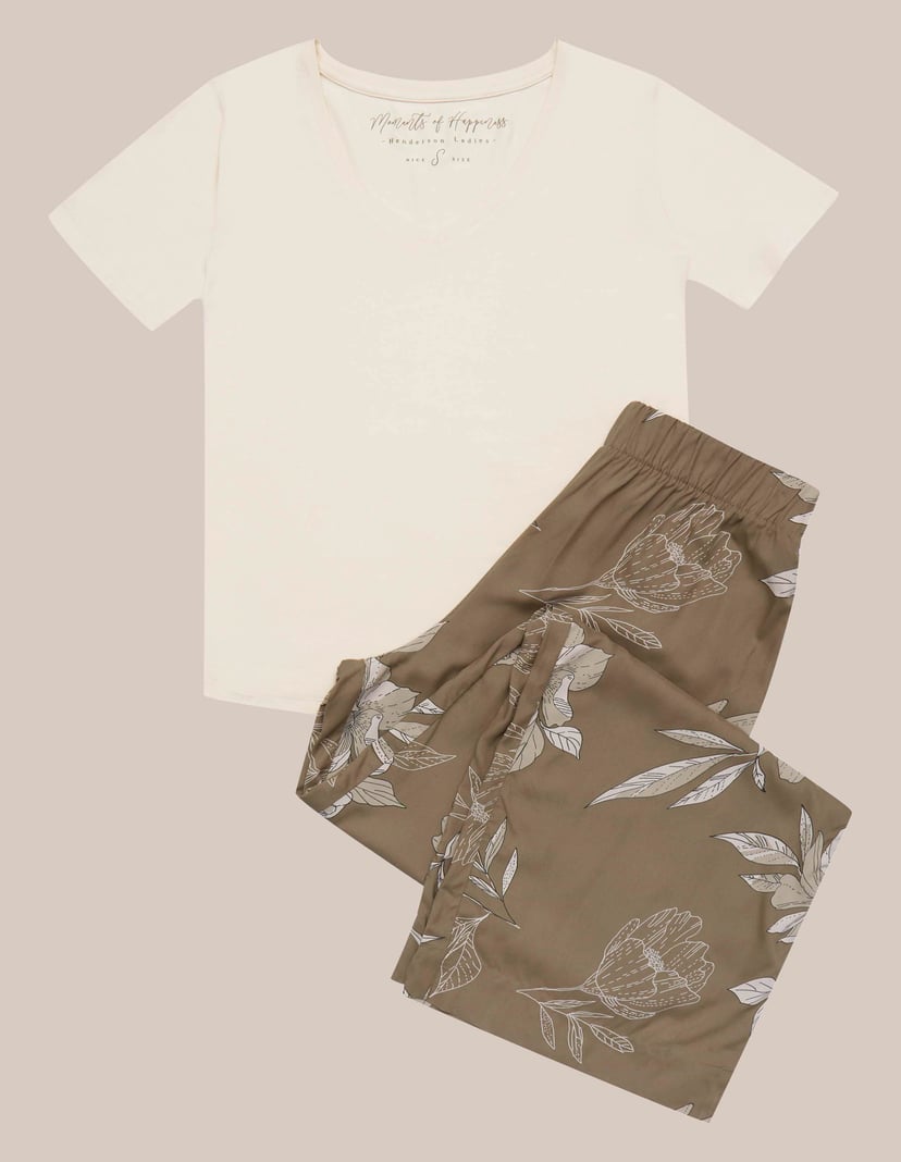 Piżama Fleur Green 5