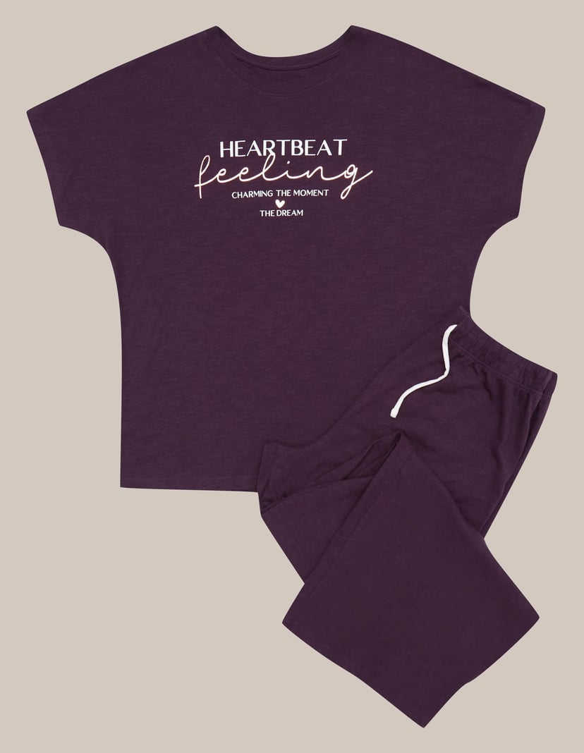 Piżama Freja fioletowy 6