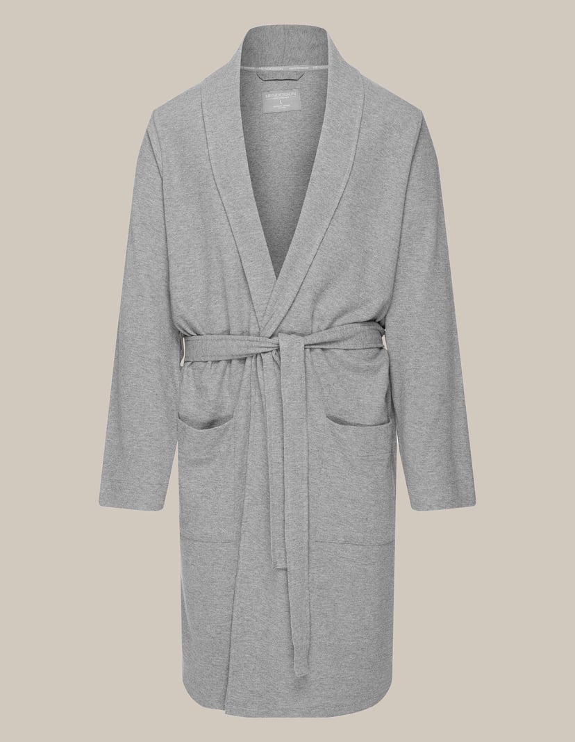 Bathrobe Home Grey 6