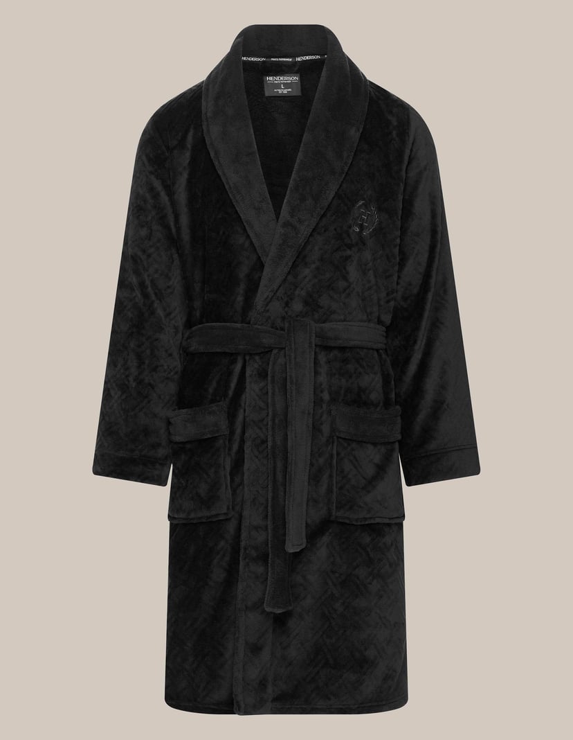 Bathrobe Huge Black 6