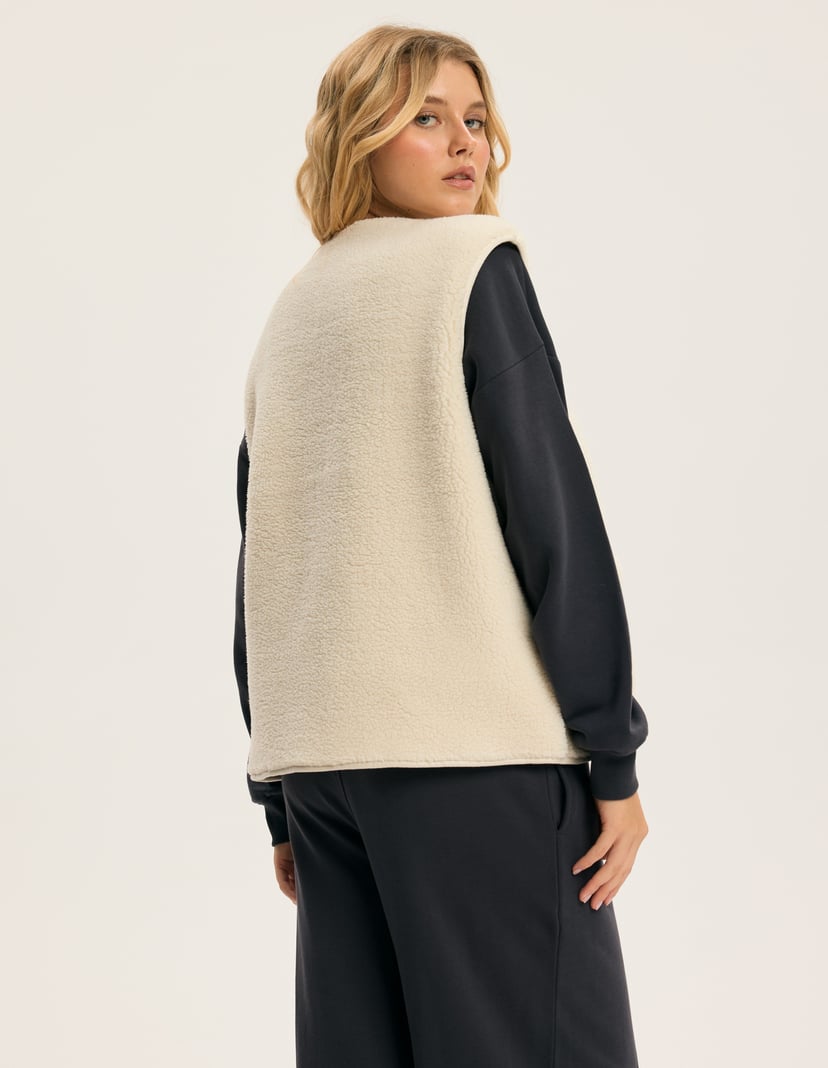 Vest Bloovii Sherpa cream 4