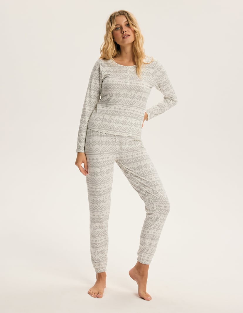 Pyjamas Bloovii Hygge White 1
