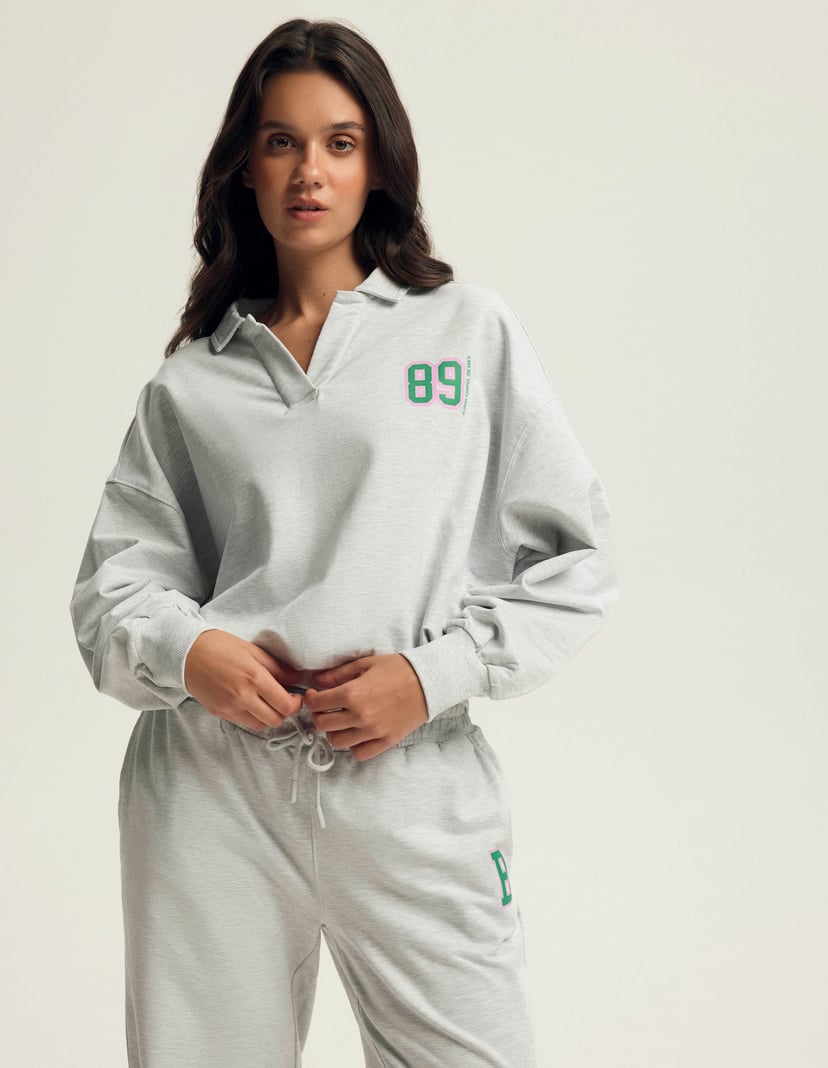 Sweatshirt Bloovii Kayci Grey 1