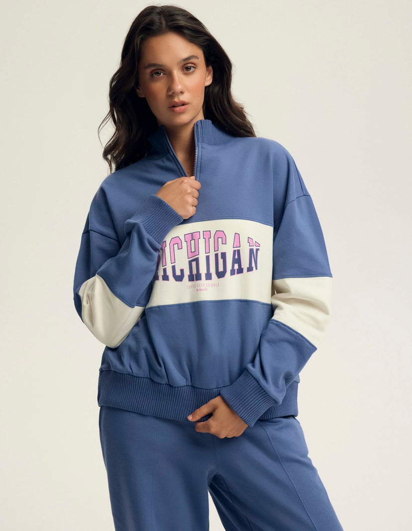 Sweatshirt Bloovii Kelby Blue 1