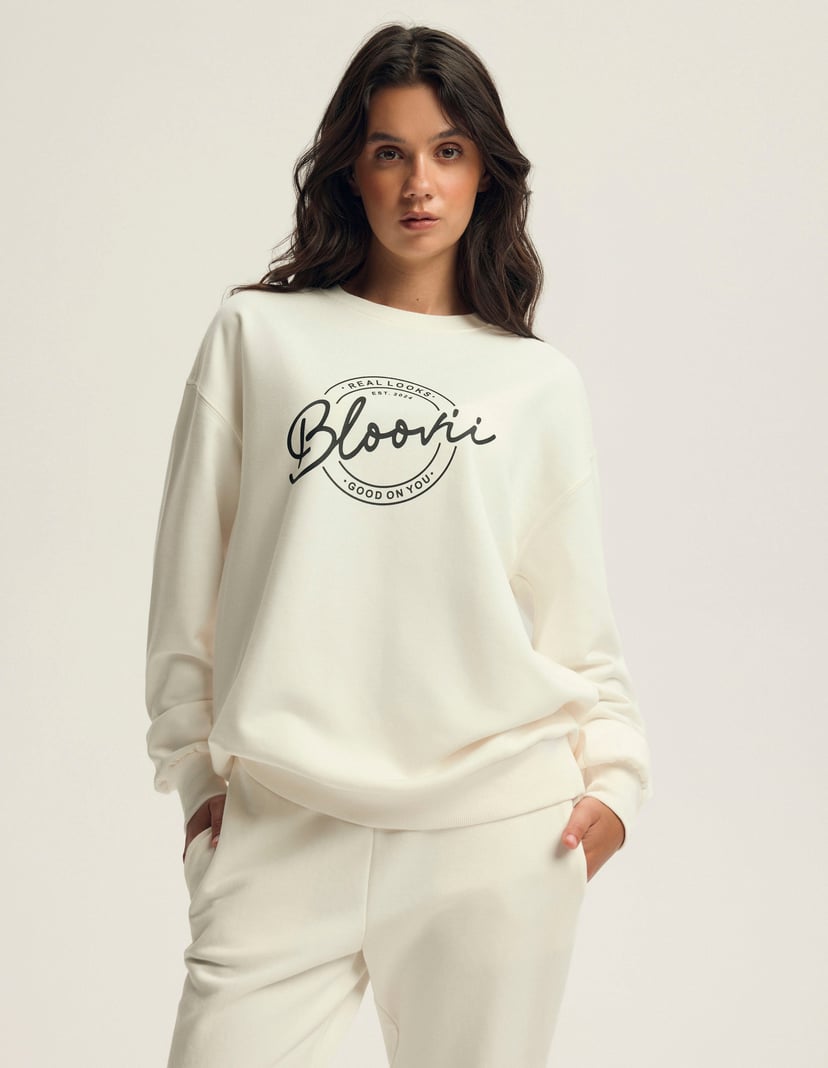 Sweatshirt Bloovii Lee cream 4