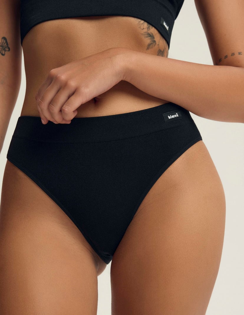 High-waisted panties Bloovii Arlan Black 3