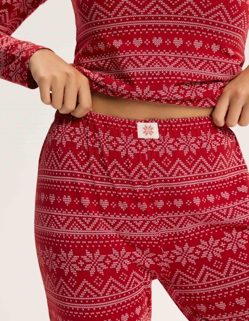 Pyjamas Bloovii Hygge Red 3