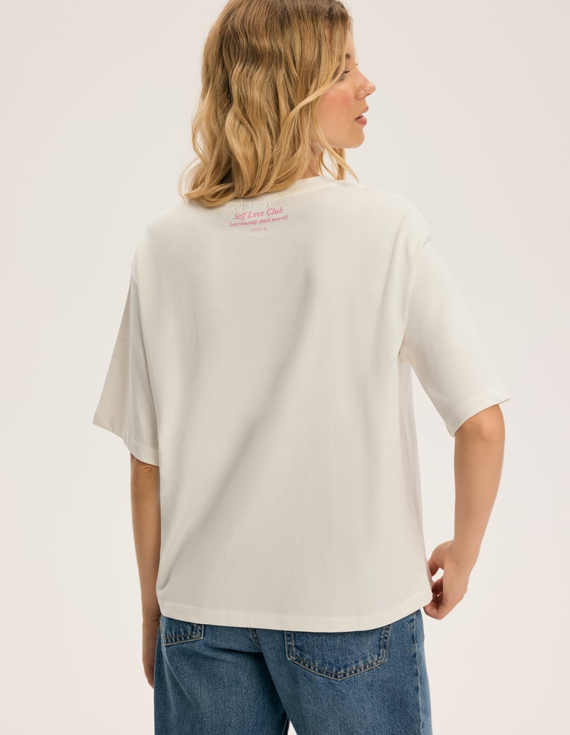 Koszulka Pink Bloom cream 5