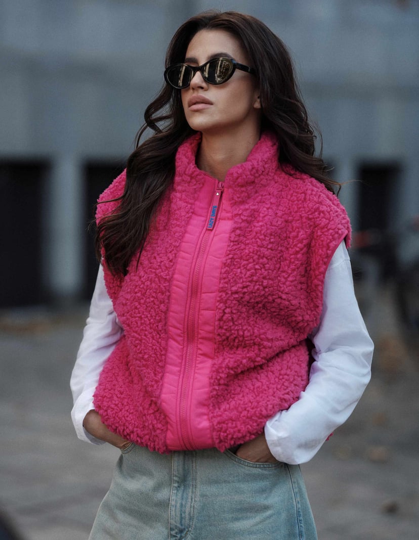 Vest Bloovii Cuddle pink 1