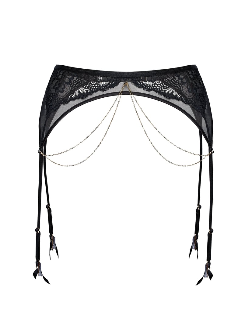 Garter beltCrown Black 9