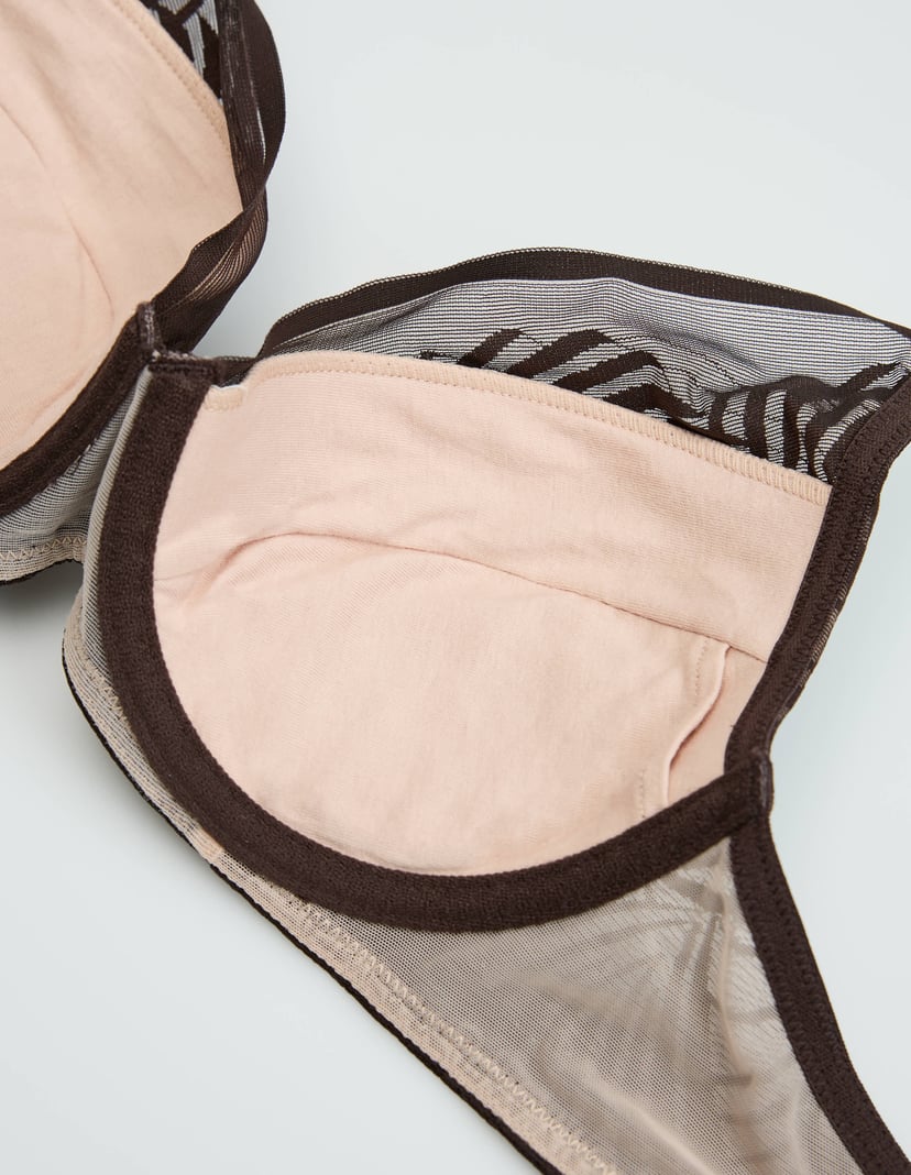 Push-up bra Nacre brown 6