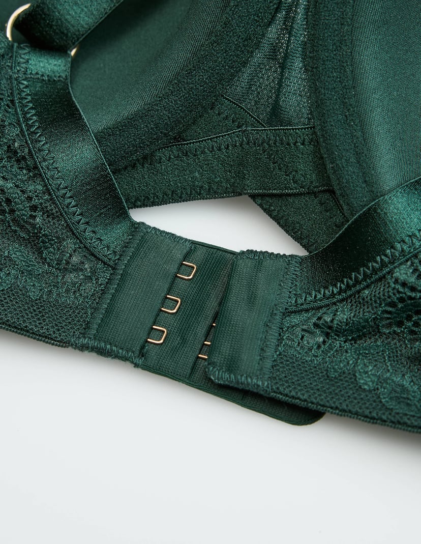 Biustonosz usztywniany Cheer zielony 9