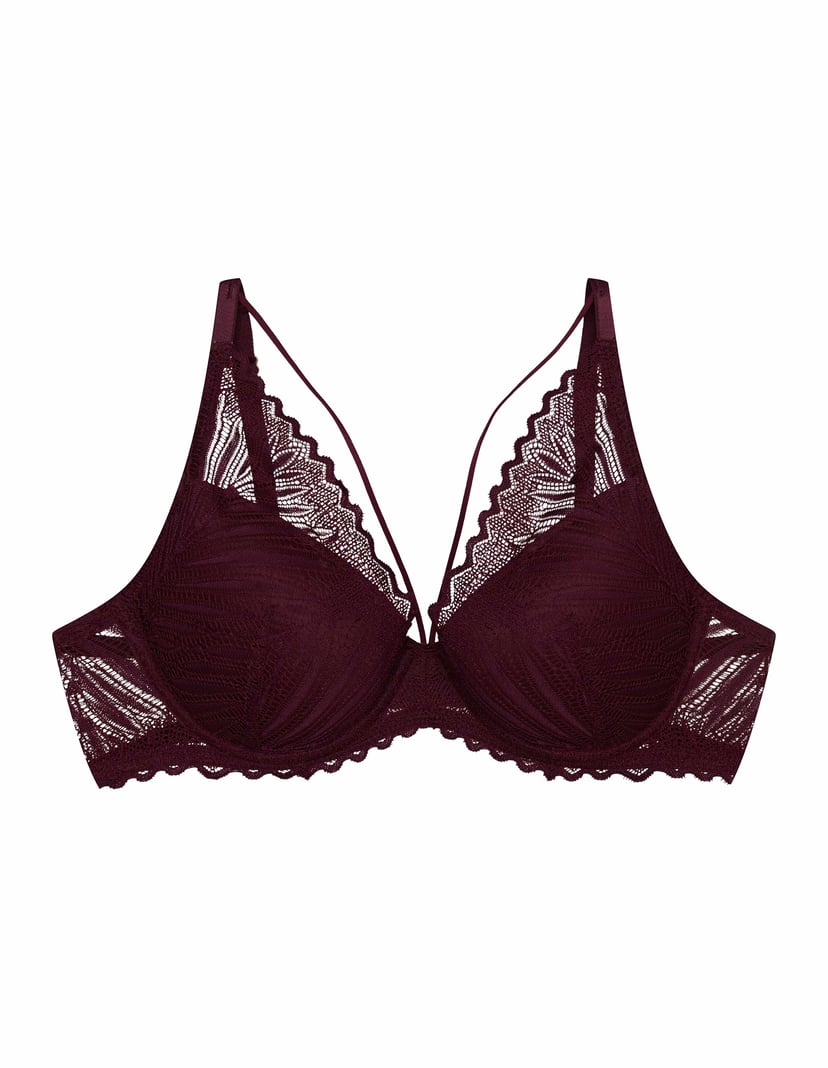 Push-up bra Onika maroon 10