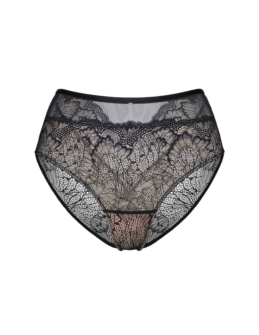 High-waisted panties Crown Black 5