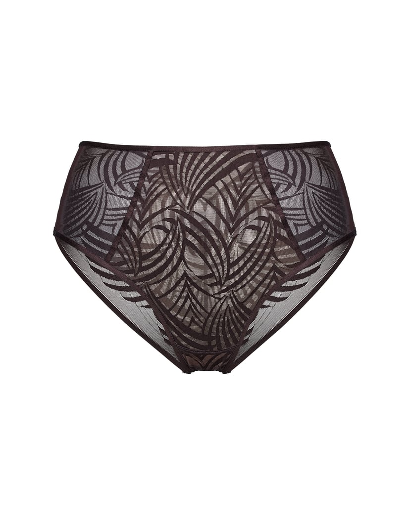 High-waisted panties Nacre brown 6