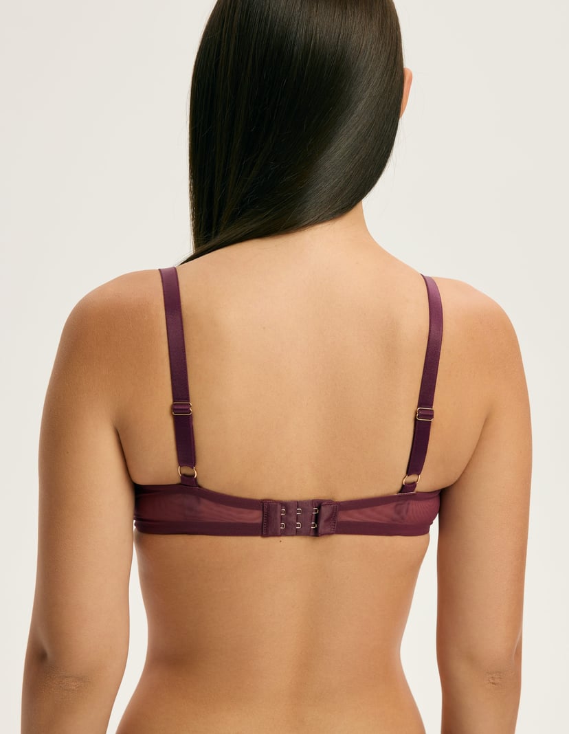Push-up bra Crown maroon 3