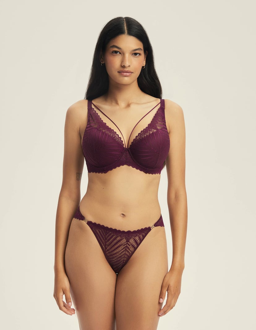Push-up bra Onika maroon 6