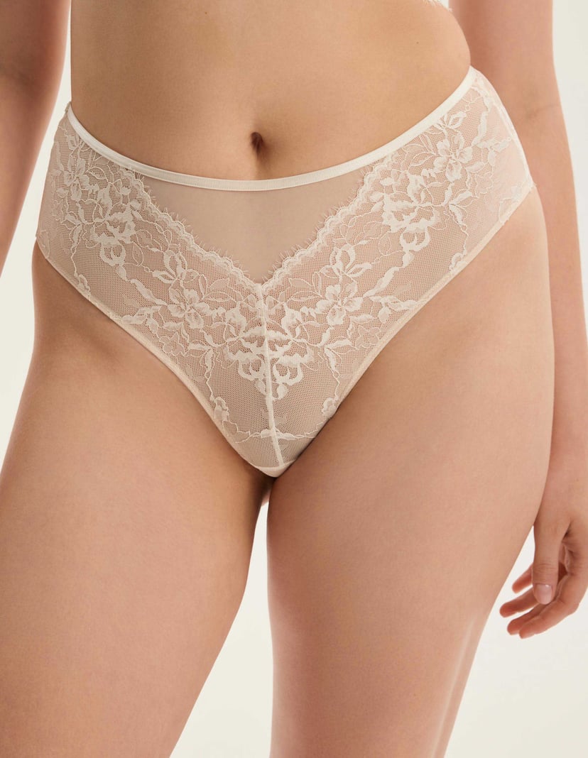 High-waisted panties Cloe cream 2