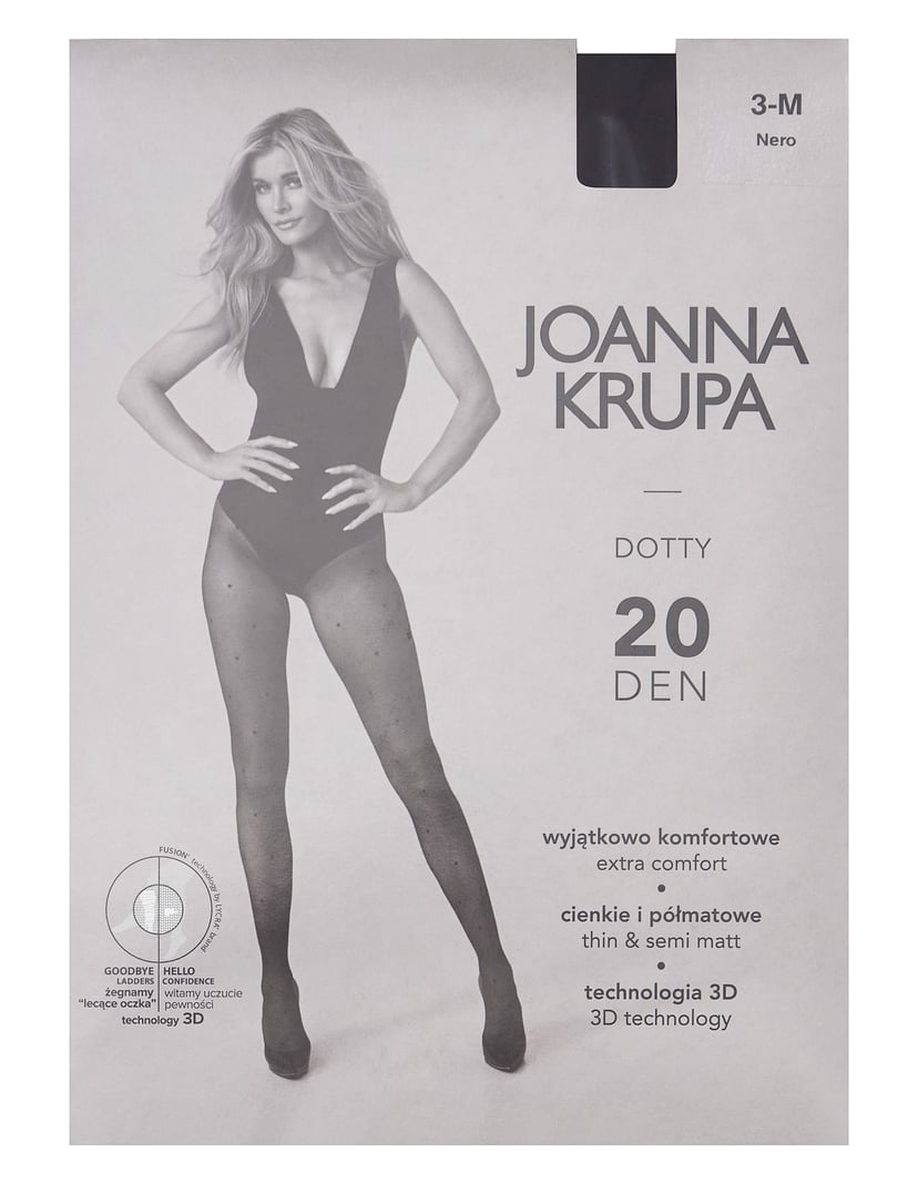 Rajstopy Joanna Krupa Dotty 20 DEN Black 4