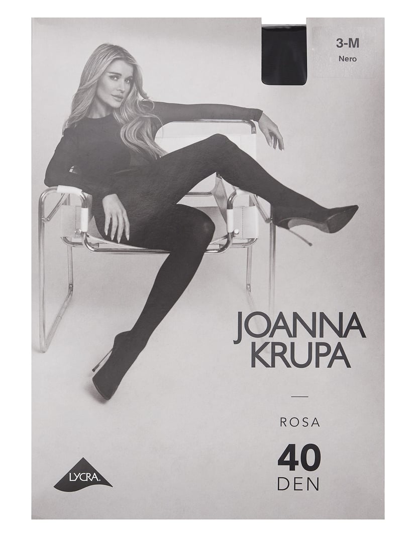 Rajstopy Joanna Krupa Rosa 40 DEN Black 4