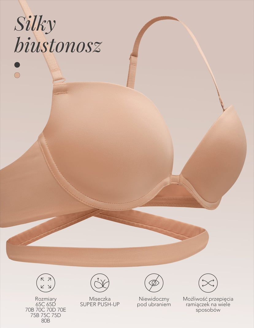 Padded bra Silky Beige 8