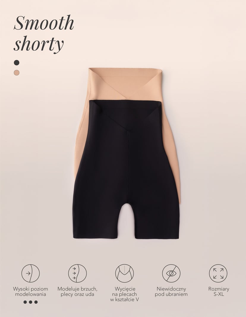 Shorts modelujące Smooth Black 7