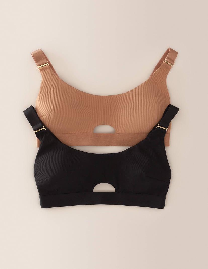 Soft bra Bianco Black 6