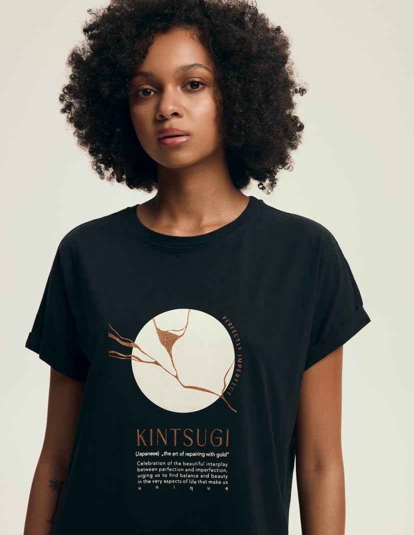 Koszula nocna Dairoku czarny 2