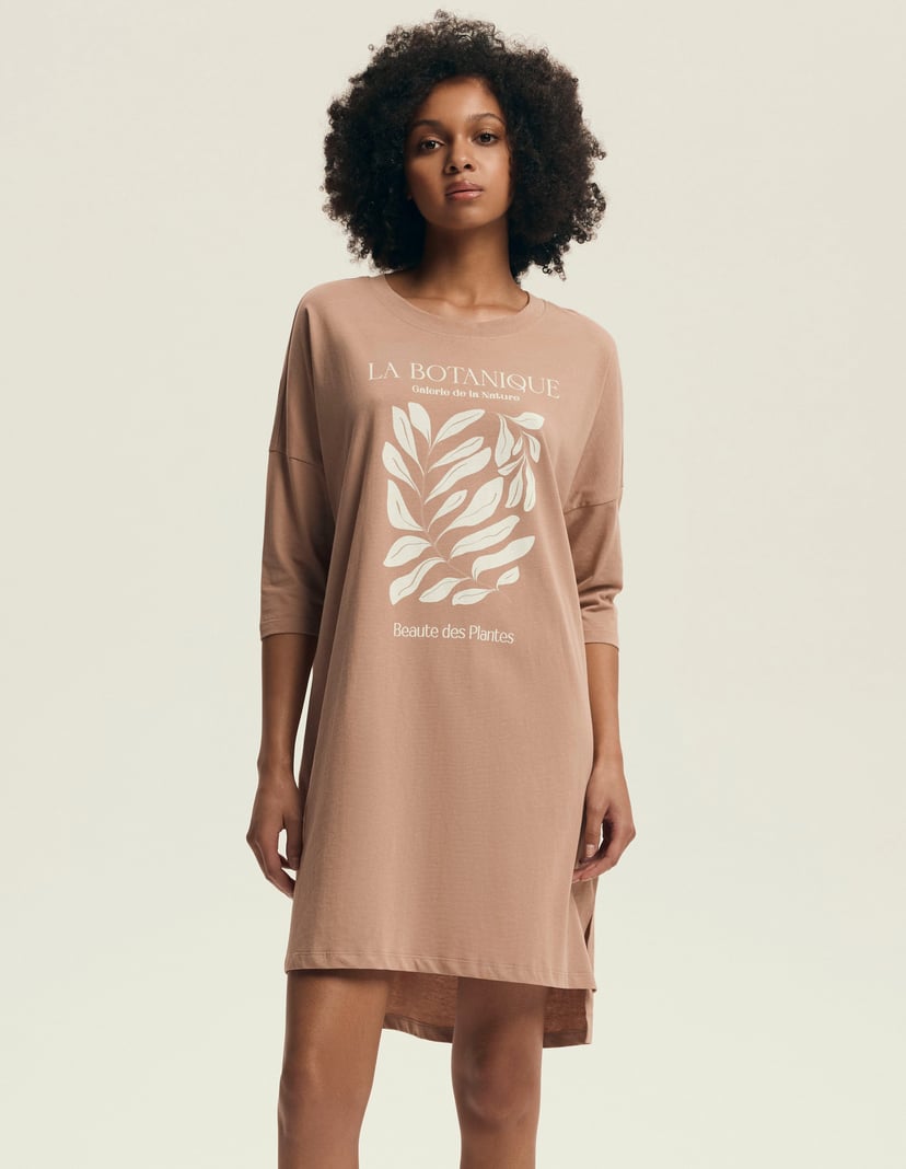 Koszula nocna Dextra pomarańczowy 1