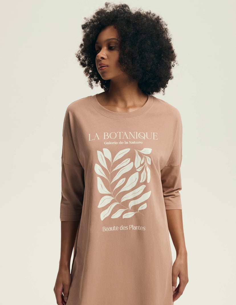 Koszula nocna Dextra pomarańczowy 2