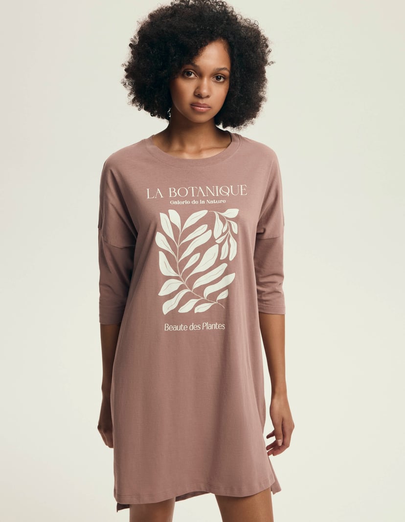 Koszula Nocna Dextra różowy 1