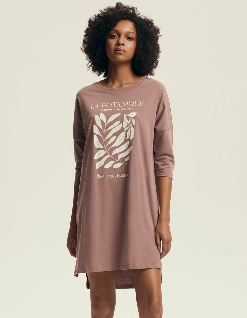 Koszula Nocna Dextra różowy 2