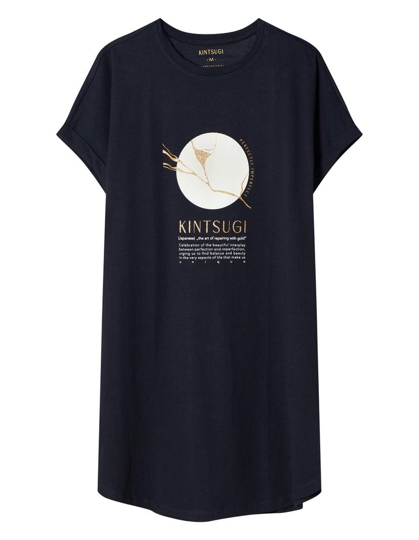 Koszula nocna Dairoku czarny 5