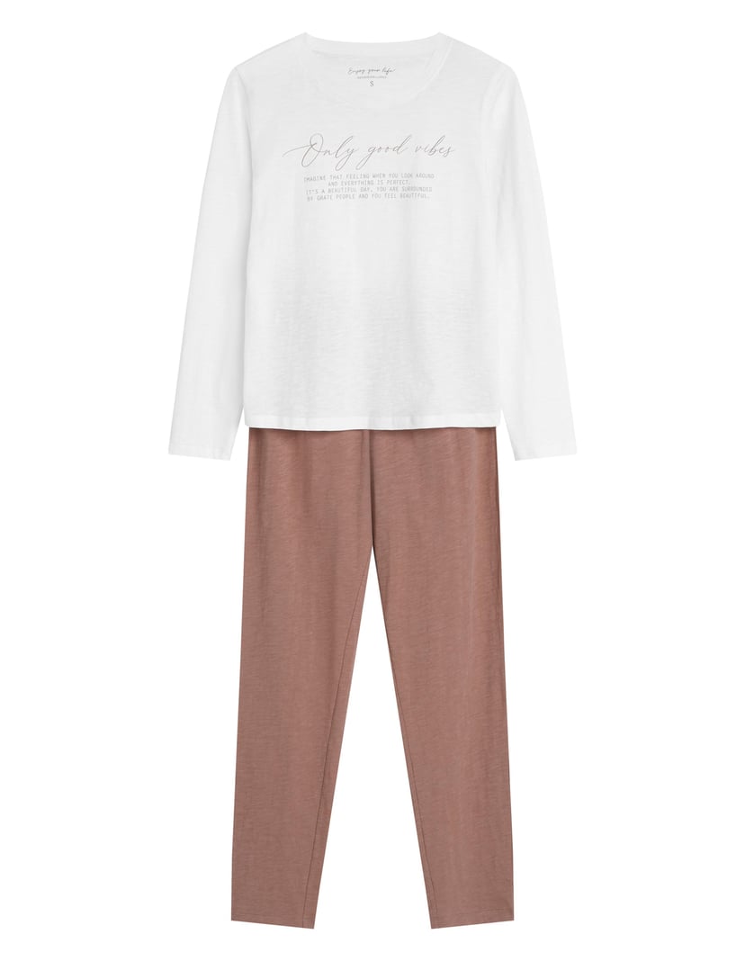 Piżama Delanie różowy 8