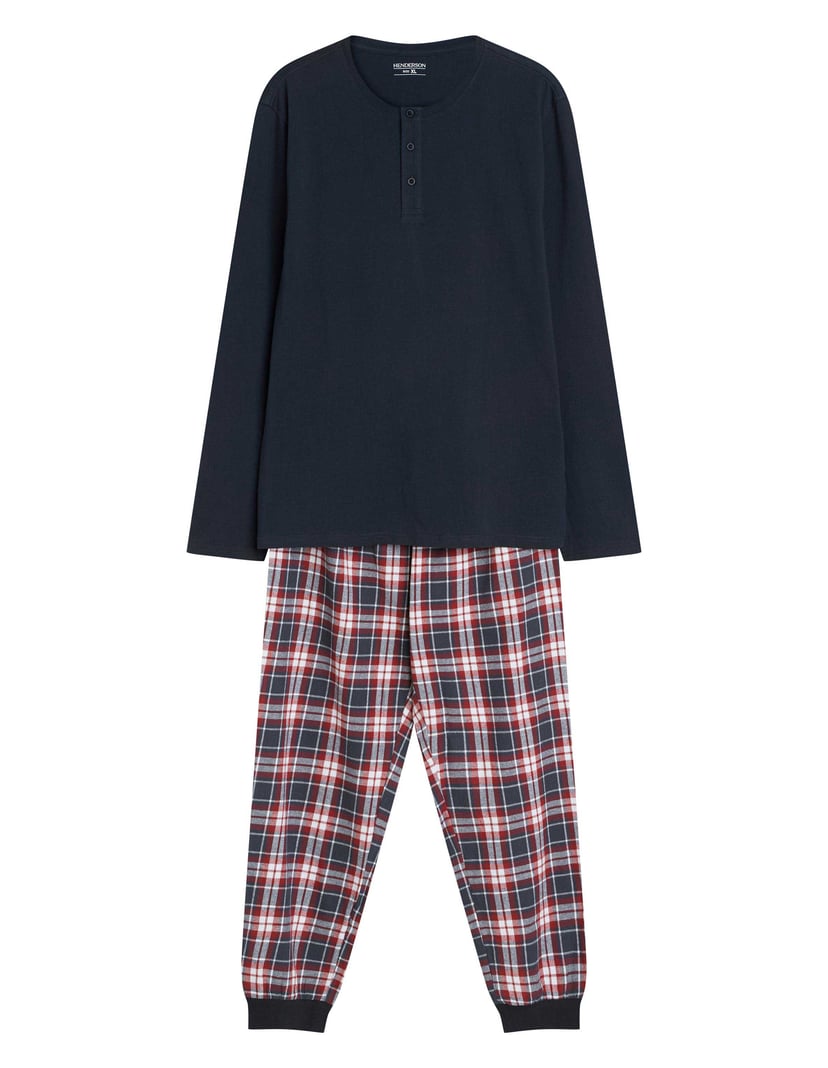 Piżama Noir granatowy 6