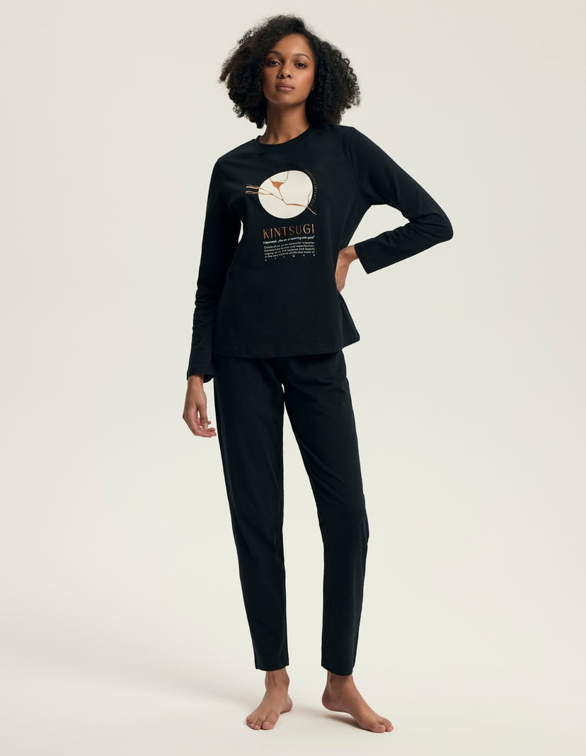 Pizama Dairoku czarny 4