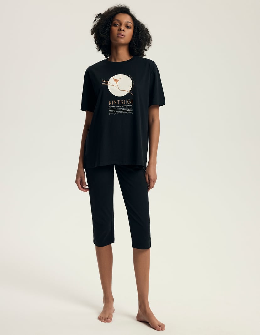 Pizama Dairoku czarny 5