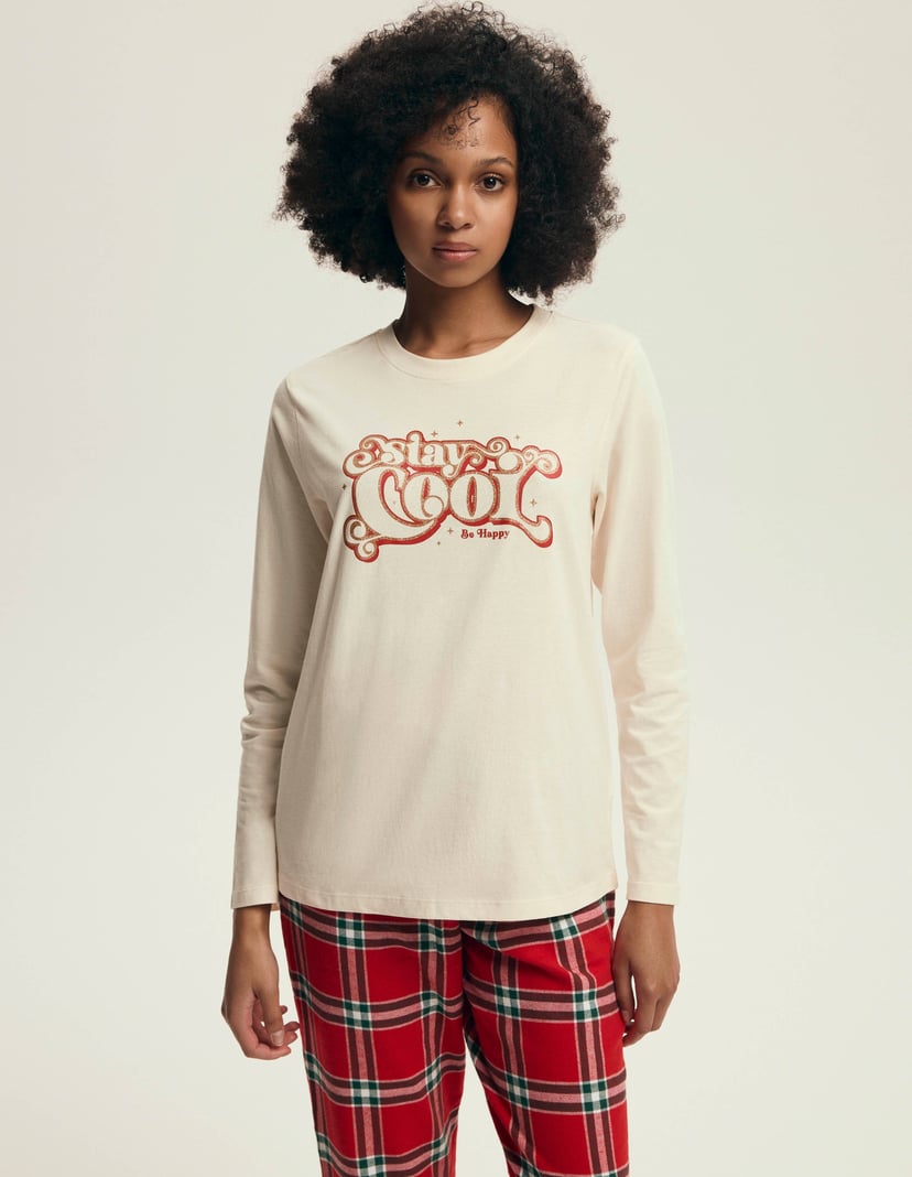 Piżama Dalisa kremowy 1