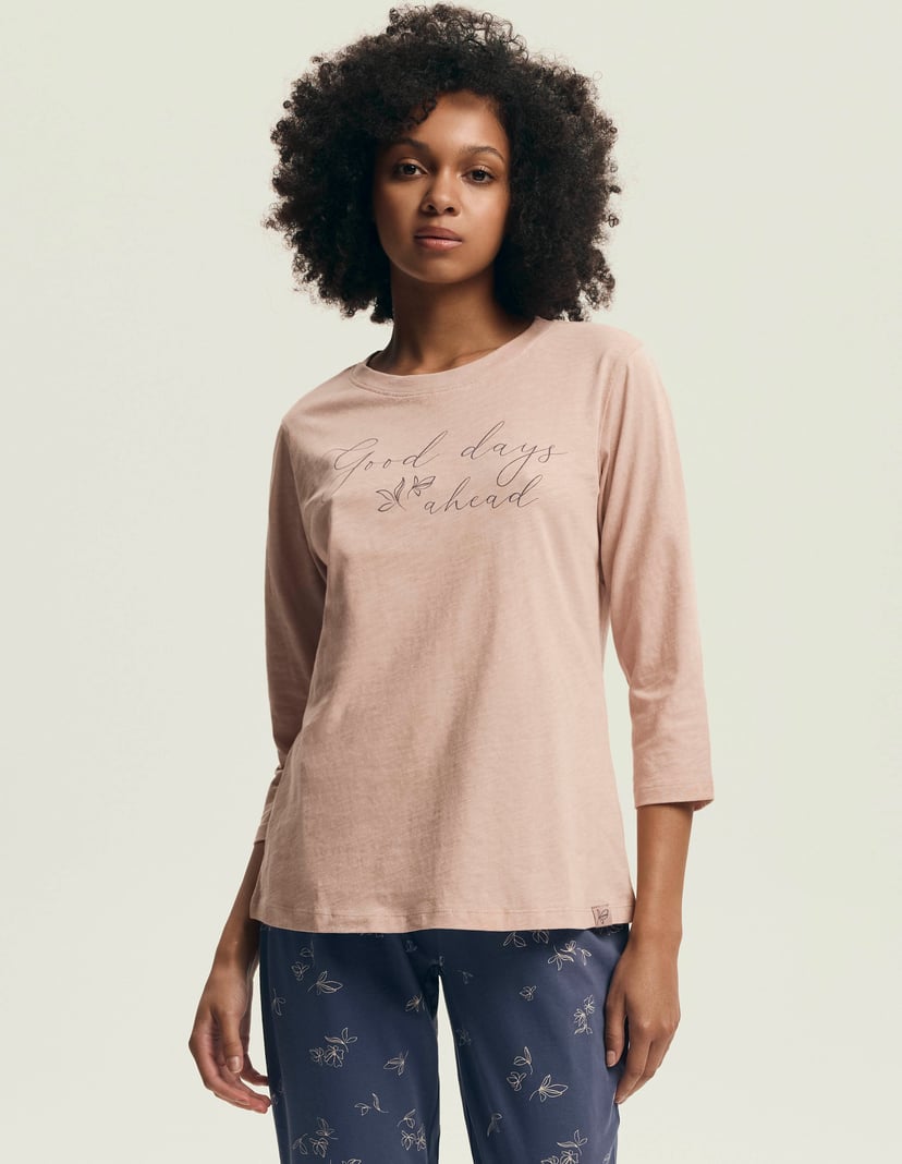 Piżama Delanie różowy 1