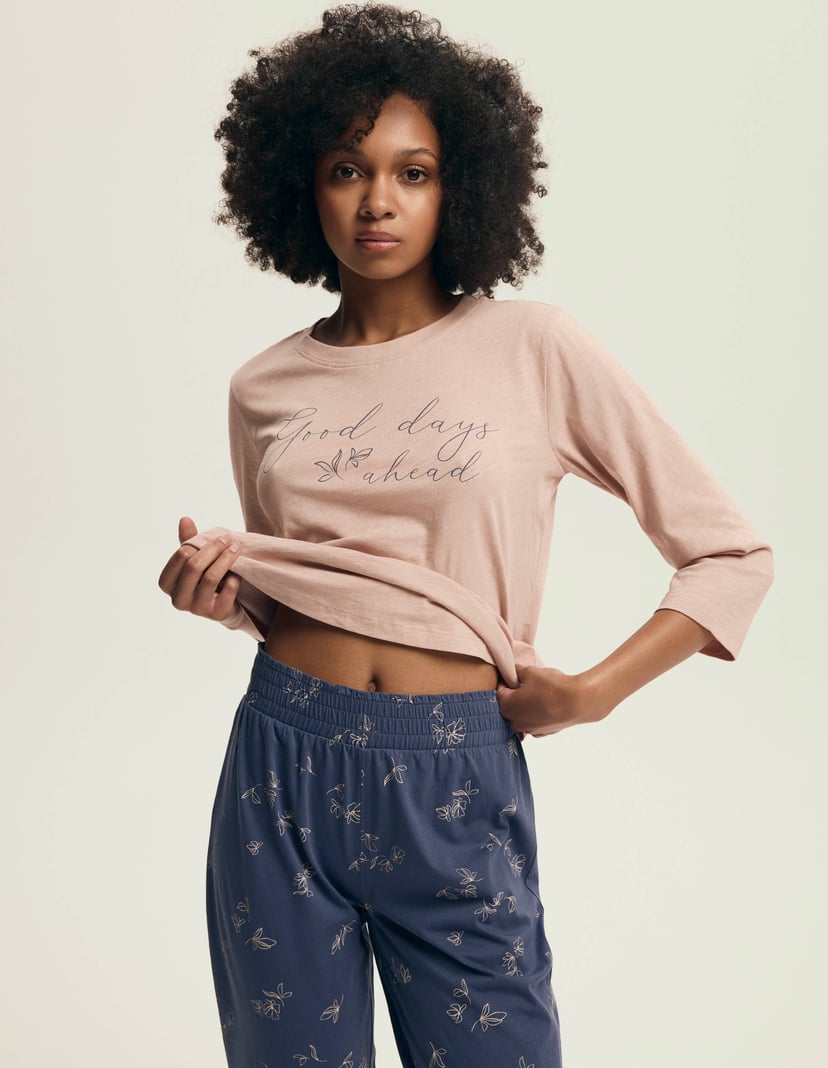 Piżama Delanie różowy 2