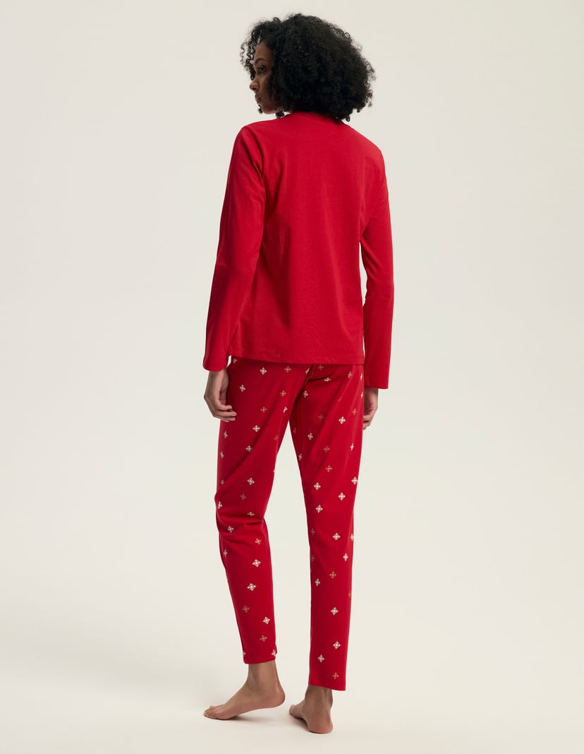 Piżama Dotie czerwony 3