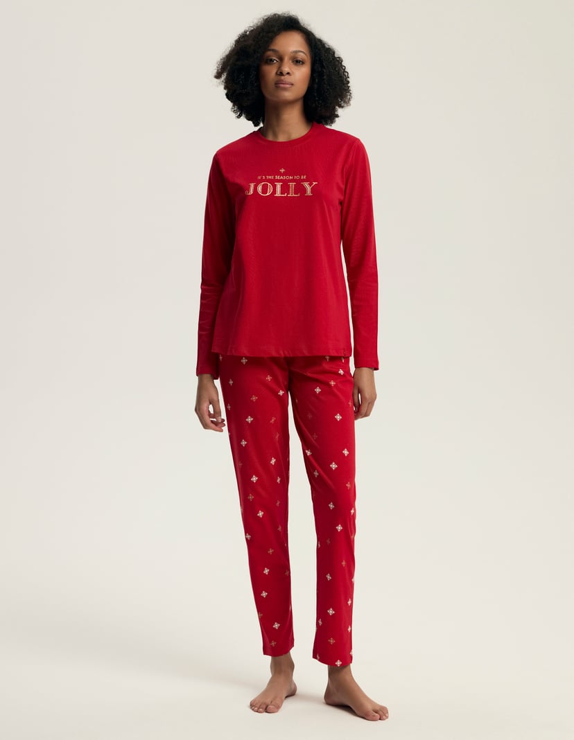 Piżama Dotie czerwony 5