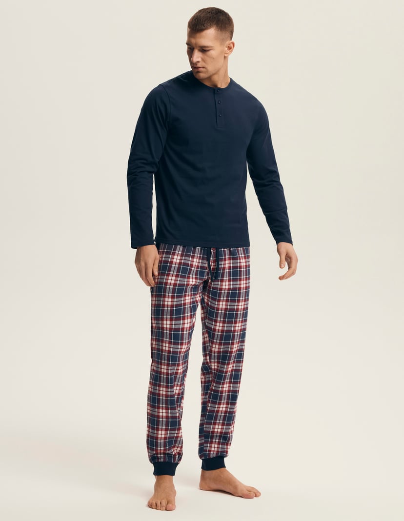 Piżama Noir granatowy 5